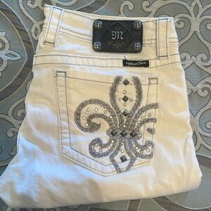 Embellished Miss Me Bermuda Shorts